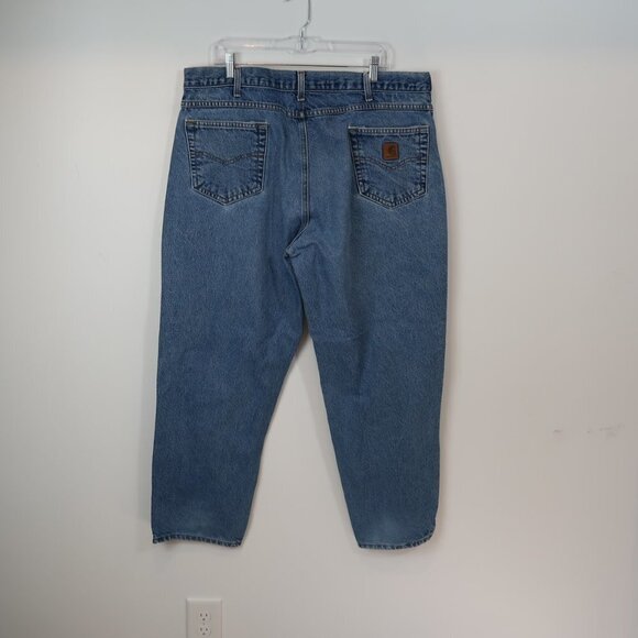 Men's Carhartt Relaxed Fit Taper leg Jeans 42 x 30 - Picture 7 of 7